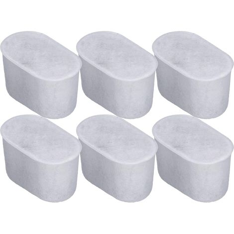 6er-Pack Wasserfilter für Kaffeemaschinen – Aktivkohlefilterkartuschen – Wiederverwendbar – Kompatibel