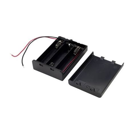 TRU COMPONENTS SBH-331AS Support de pile 3x LR6 (AA) raccordement par fils X458901 (1/2)
