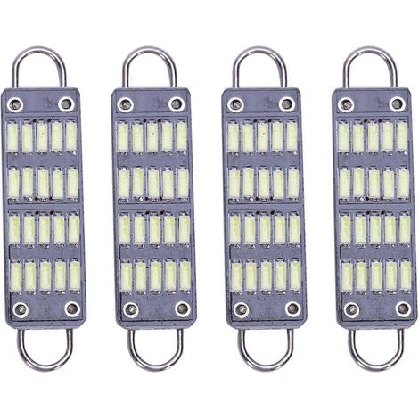 Ampoule LED feston blanche 44 mm, 20 LED SMD à boucle rigide 1,73 pouce, plafonnier intérieur LED 561 562 567 5 (1/4)