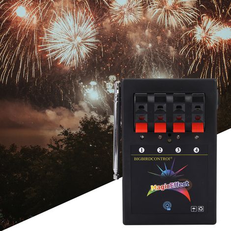 Télécommande sans fil 4 canaux pour allumeur pyrotechnique professionnel (1/4)
