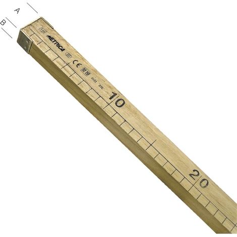 regla metrica 22071 madera 1 metro