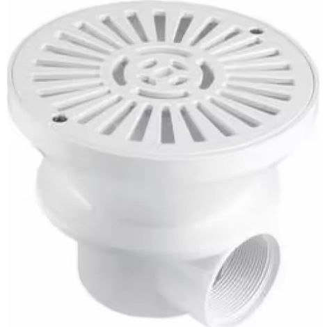 Weißes rundes Waschbecken. 2''