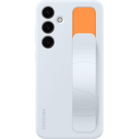 Schutzhülle für Samsung Galaxy S24 Plus, Samsung Standing Grip, Hellblau