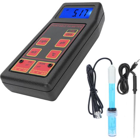 PH-8424 Analyseur de qualité de l'eau 3 en 1 : pH/ORP/température – Testeur portable multifonctionnel pour piscines et laboratoires d'aquaculture