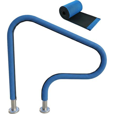 Main Courante Piscine 180cm, Housse de Main Courante de Piscine, Housses Rambarde Piscines avec Fermeture Éclair, Antidérapant, Adapté Parcs Aquatiques et Spas (1/5)