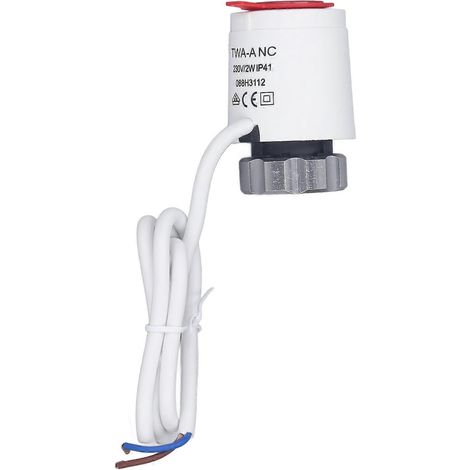 Actionneur thermique électrique 230 V CA pour vanne d'eau - Chauffage au sol normalement fermé (1/5)