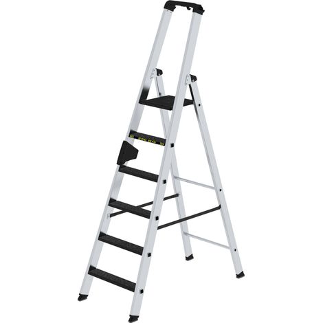 MUNK Stehleiter mit clip-step R13 250kg, 6 Stufen (1/5)