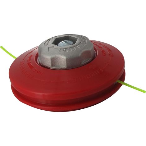 1 Tête De Débroussailleuse 2 Fils Nylon, Bouton Métal, Adaptateur M10, Déroulement Manuel, Jardinage Pro (1/2)