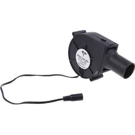 Souffleur d'air BBQ portable 12V 1.88A 33mm pour barbecue, camping, pique-nique, allumage charbon, ventilateur de feu extérieur.