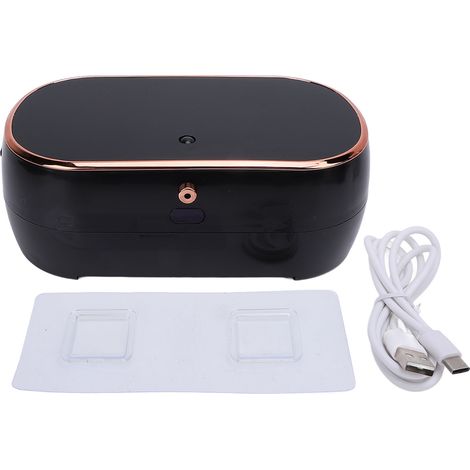 Automatischer, berührungsloser, umweltfreundlicher Schaumspender, Schwarz, Wandmontage, IPX5, 3 Geschwindigkeitsstufen, 350 ml, 17 x 6,3 x 10 cm, 2000 mAh (1/5)