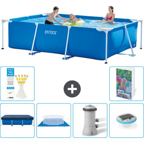Rechteckiger Frame Pool - 300x200x75 cm - 7-teilig S74