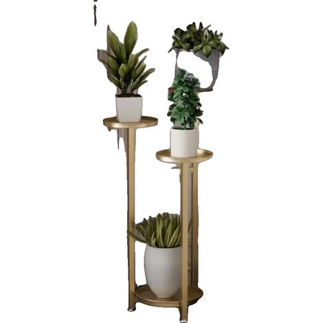 Support de Plantes, Design Multi-Niveaux Pliable, Utilisation Polyvalente Intérieure et Extérieure, 80cm gd (1/2)