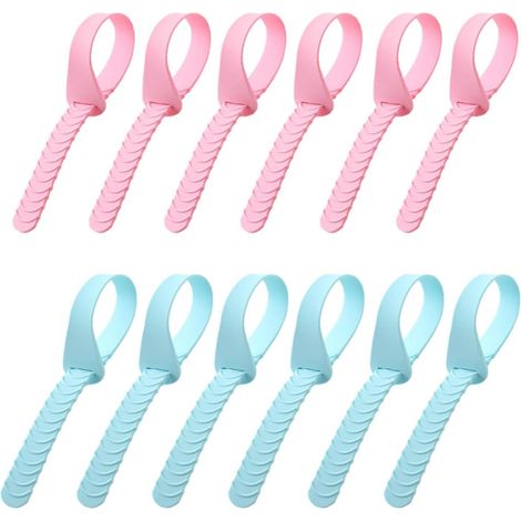 Rehausseur de siège toilette en silicone avec poignée allongée, lot 12, accessoires salle bain (1/5)
