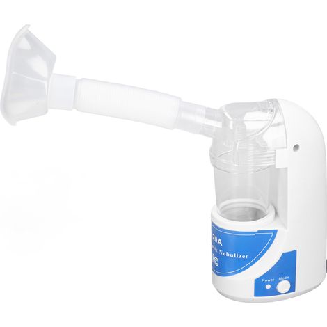 Nébuliseur ultrasonique portable et silencieux, mini nébuliseur portatif idéal pour les voyages et les urgences (prise UE 100-240 V). (1/5)