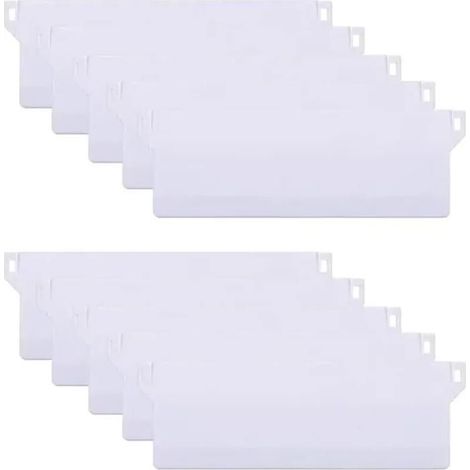 10PCS 127mm Plaque de Lestage pour Store Californien Poids de Store Vertical Lattes Kit de Réparation de Stores Verticaux Rideaux