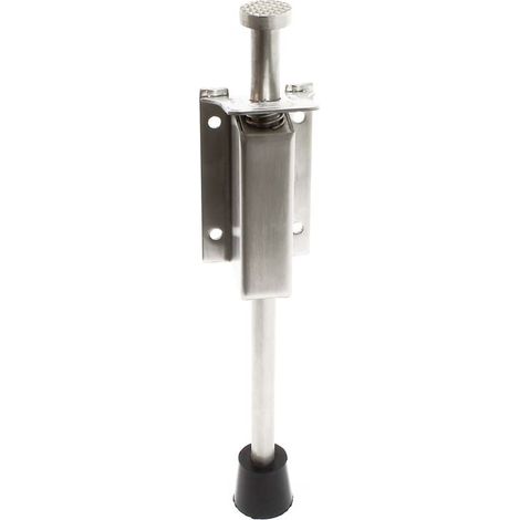 Guide de porte à pédale 33-59 en Butoir de Amortisseur de sol Bloque-porte Cale à Quincaillerie 59 mm Acier Inoxydable (1/2)