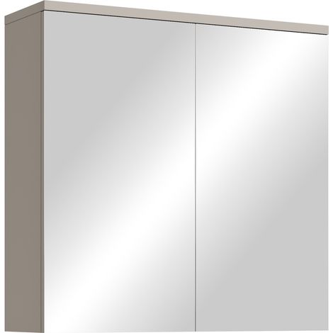 Armadio a specchio Toledo 60 x 20 x 60 cm – Cashmere – Armadio da bagno Bagno
