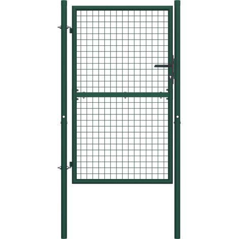 Portillon Acier 100x175 cm Vert (1/5)