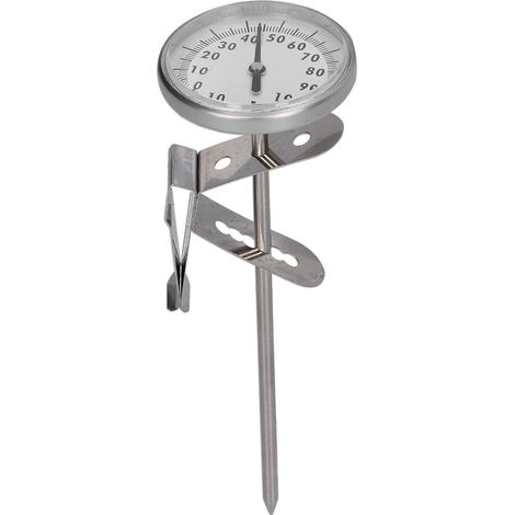 Kaffeethermometer aus Edelstahl, Küche, Milchkochen, Restaurantproduktion