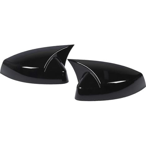 1 paire de coques de rétroviseur latéral 8V0857527 noir brillant, look sportif, capot de rétroviseur pour Audi A3 S. (1/4)