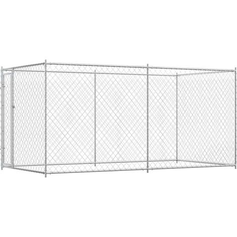 Maison Exclusive - Outdoor-Hundezwinger 382x192x185 cm