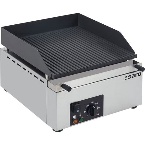 Plancha modèle GPK 410 rainurée - Saro