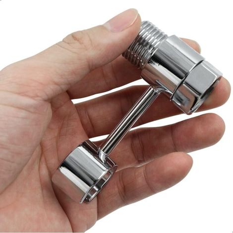 Duschkopfhalterung mit Handbrausehalterung – 20-mm-Anschluss, universell verstellbare 360°-Türmutter, Wandmontage-Duschkopf für Badezimmer, austauschbarer Handbrausekopf, kein Bohren erforderlich, ver (1/4)