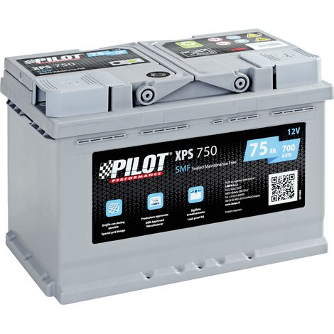 Batteria 12V - Pilot SMF - 75 Ah - 700 A - L3 (1/2)
