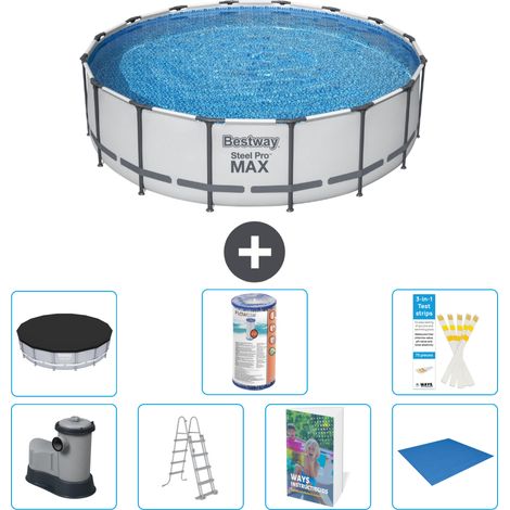 Bestway Steel Pro MAX Rund - 488x122 cm - 8-teilig S594