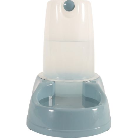 Distributeur d'eau 3.5 litres, bleu en plastique, pour chien ou chat - Stefanplast (1/4)