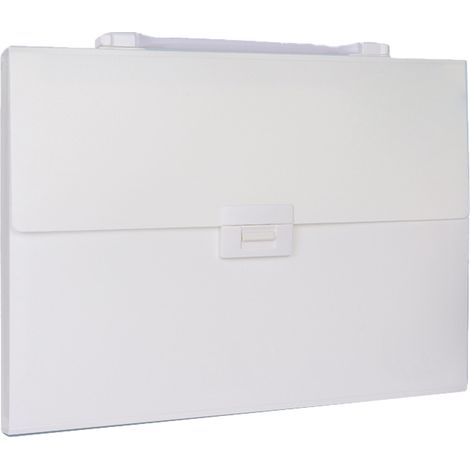 Classeur Portable Extensible - Poches Organisatrices pour Documents A4 - Fermeture à Rabat et Cordon - Résistant à l'Eau - 1 Pièce (1/5)