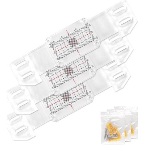 JSSEVN - Set of 3 crack monitors for standard cracks and corners (1/5)