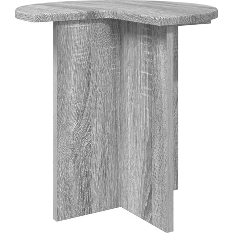Maison Exclusive - Beistelltisch Graues Sonoma Ø 39 x 38 cm Holzw