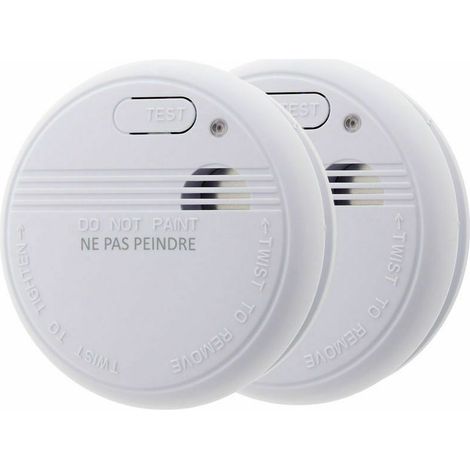 2er-Pack NF-zertifizierte Rauchmelder – 5 Jahre Garantie – 5 Jahre Batterielebensdauer – Inkl. Batterie und Installationszubehör (1/5)