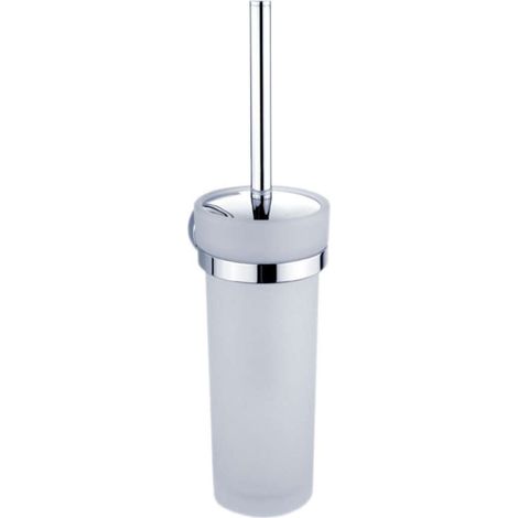 Nimco Unix - Toilettenbürstengarnitur, Wandmontage, Milchglas / chrom UN 13094W-26