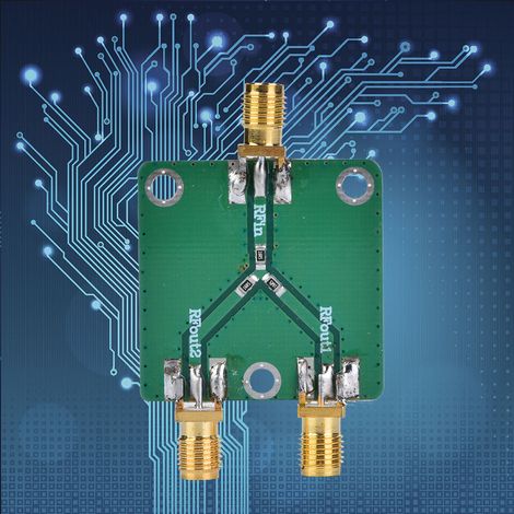 Répartiteur de puissance à résistance 1 vers 2, module de distribution RF/micro-ondes DC-5G 6 dB (1/5)