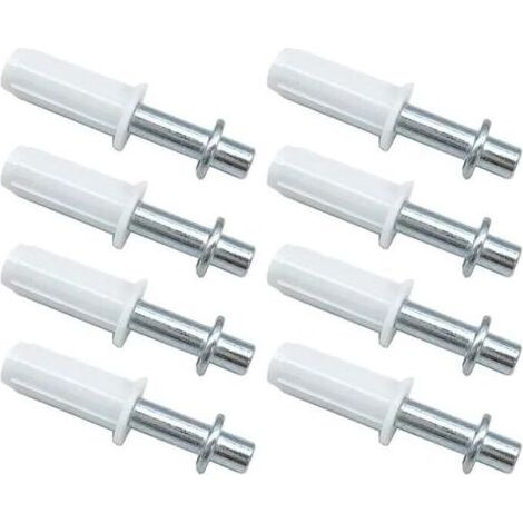 Ensemble de 8 portes pliantes, quincaillerie pour porte de placard pliante, pivot supérieur, à ressort (blanc) (1/4)