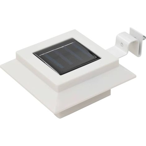 Maison Exclusive - Lampade Solari da Esterno 12 pz LED Quadrate 12 cm Bianche (1/5)