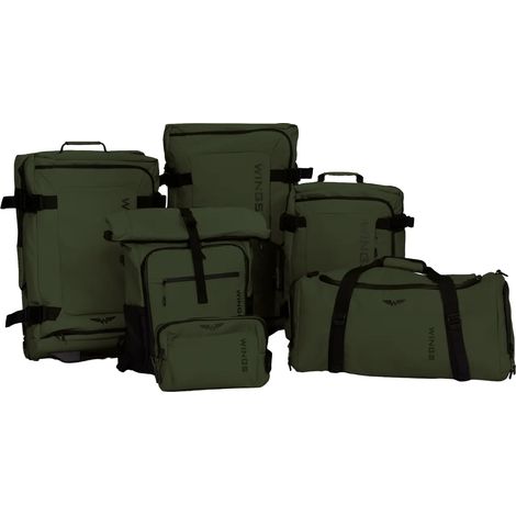 Set de viaje WINGS 6 en 1 ROOK verde oscuro (1/5)