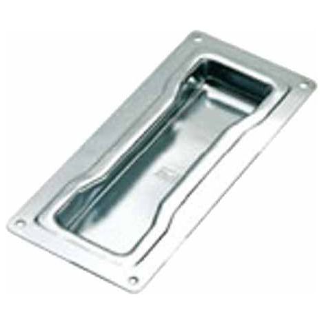 Manija de embutir zincada de 90x200 mm 270 Fc