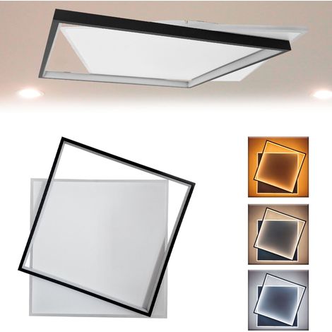 Plafoniera lampadario LED 36W /39W/48W Rotonda o quadrata , Colore Regolabile 3D 39 Watt