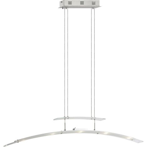 Suspension LED Italux Louna chromée 25W 3000K 2250lm (1/2)