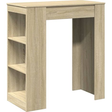 Maison Exclusive - Tavolo Bar con Rastrelliera Sonoma 95x47x103,5 cm Multistrato