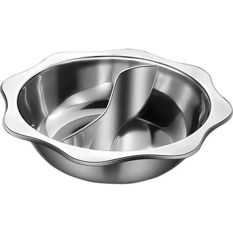 Doppelt verwendbarer Topf mit dickem Boden für Induktionsherde, geeignet für Restaurants und Privathaushalte, 300 g Fassungsvermögen, Edelstahl (1/5)