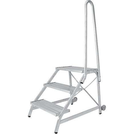 Marchepied alu 2 marches - Hauteur max. de travail 2.48m - 6875/02-54896-R