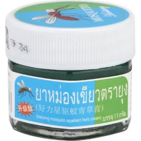 Comme montré - Crème Répulsif Anti-moustiques À L'herbe Verte Naturelle, 50g, Pour Vertiges, Maux De Tête, So (1/4)