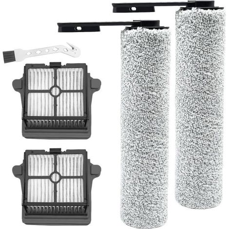 Brosse et filtre rechange Tineco iFloor 5 Breeze – Lot 2 brosses, 2 filtres – Kit complet (1/5)