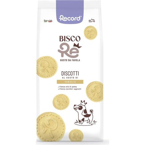 Record Dog Snack Biscore Discotti con Vaniglia - Sacco 400 Gr - Snack (1/3)