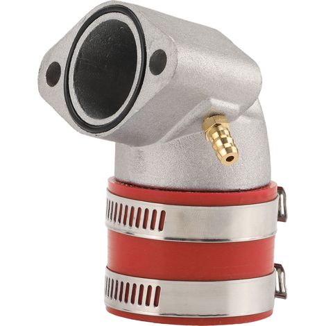Collecteur d'admission modifié rouge GY6 150CC pour quads, véhicules tout-terrain et karts (moteur horizontal) (1/4)