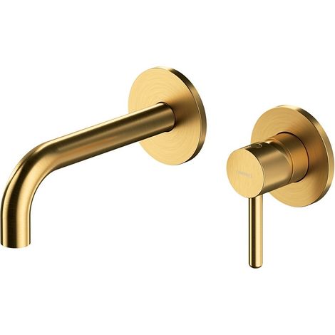 Mitigeur Lavabo À Encastrer Y or brossé (1/5)
